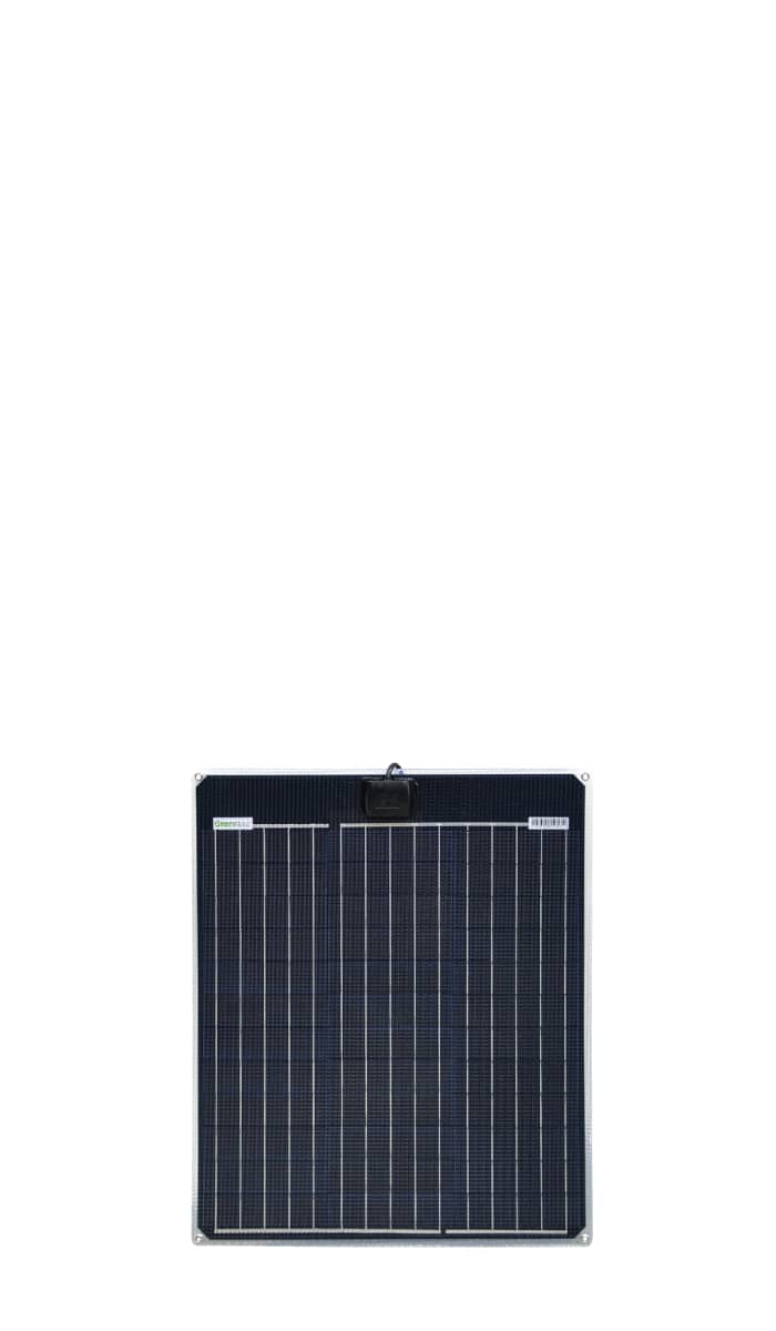 mobilPV 2x50Wp Flex Solaranlage für Wohnmobile / Wohnwagen / Boote
