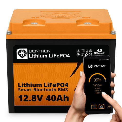 LIONTRON LiFePO4 12,8V 40Ah LX Smart BMS mit Bluetooth