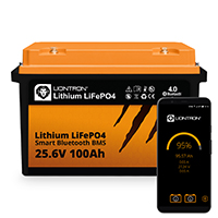 LIONTRON LiFePO4 25,6V 100Ah LX Smart BMS mit Bluetooth