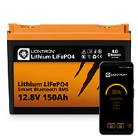 LIONTRON LiFePO4 12,8V 150Ah LX Arctic BMS mit Bluetooth