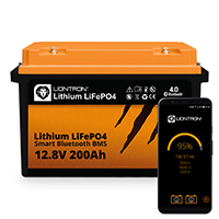 LIONTRON LiFePO4 12,8V 200Ah LX Smart BMS mit Bluetooth (B-Ware)