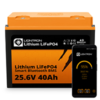 LIONTRON LiFePO4 25,6V 40Ah LX Smart BMS mit Bluetooth (B-Ware)
