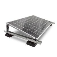 SolarStell Flachdach Montagesystem [1x1 250-380Wp] (Süd 13°)