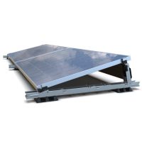 SolarStell Flachdach Montagesystem [1x2 370-450Wp] quer nebeneinander