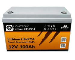 LIONTRON Smart BMS LiFePO4 Batterie 12V 100Ah mit Bluetooth Überwachung (B-Ware)