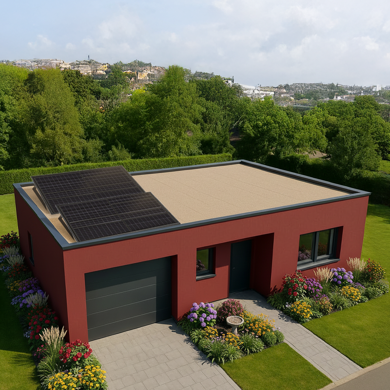 Balkonkraftwerk Premium Power 2 Module 900 Wp - Flachdach