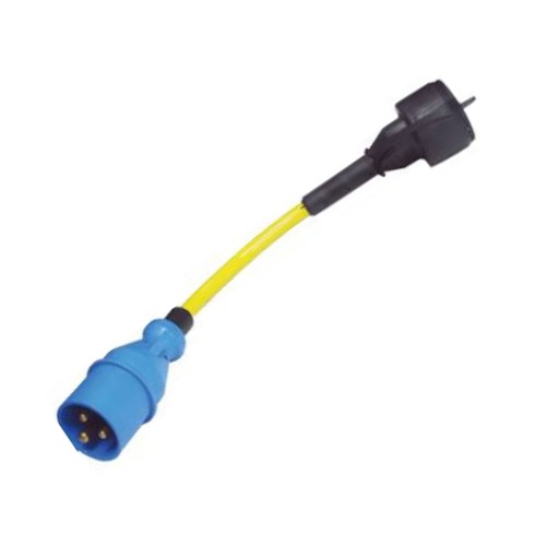 Adapterkabel 16A/250Vac CEE/Schukostecker Kupplung