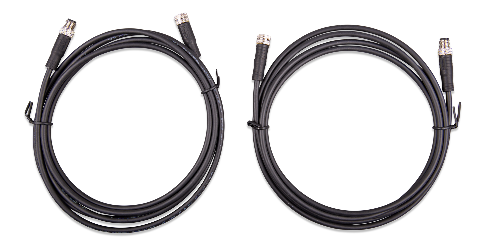 M8 circular connector Male/Female 3 pole cable 5m (2 Stk.)