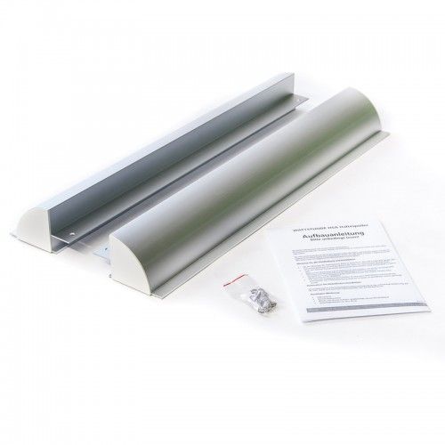 Haltespoiler Set 68 mm Solarmodulhalterung ALU, silber (B-Ware)
