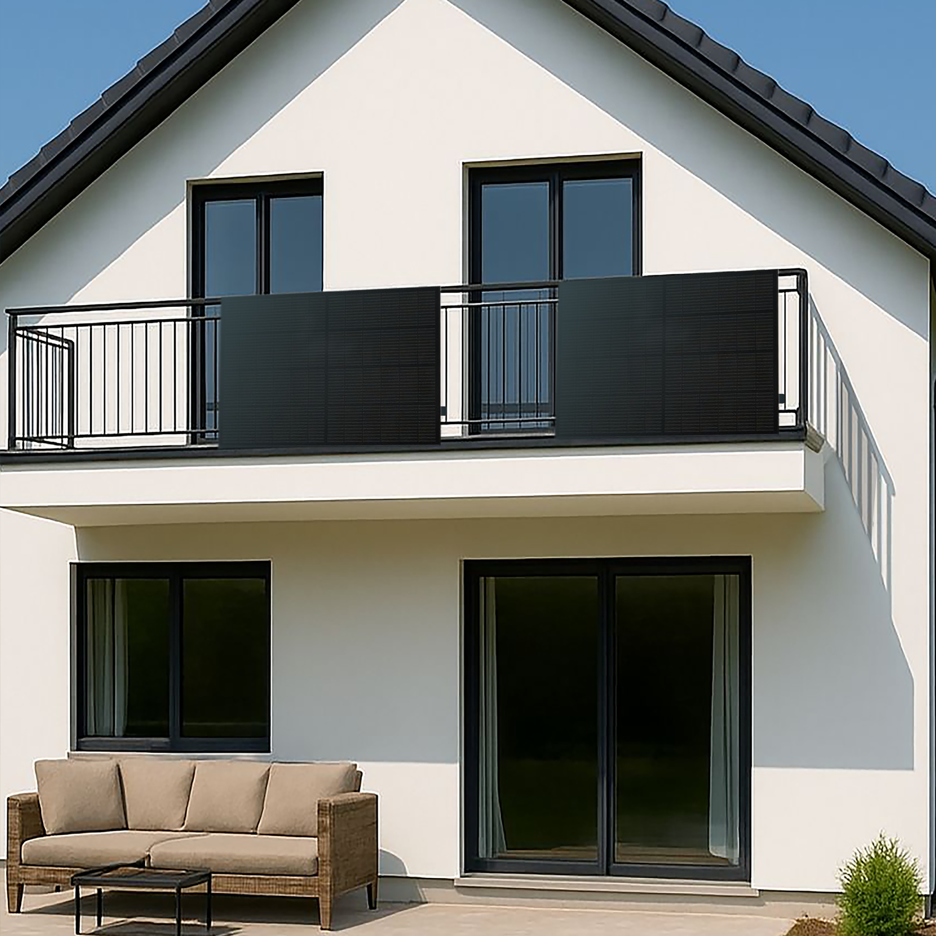 Balkonkraftwerk Budget Power 2 Module 870 Wp - Balkon