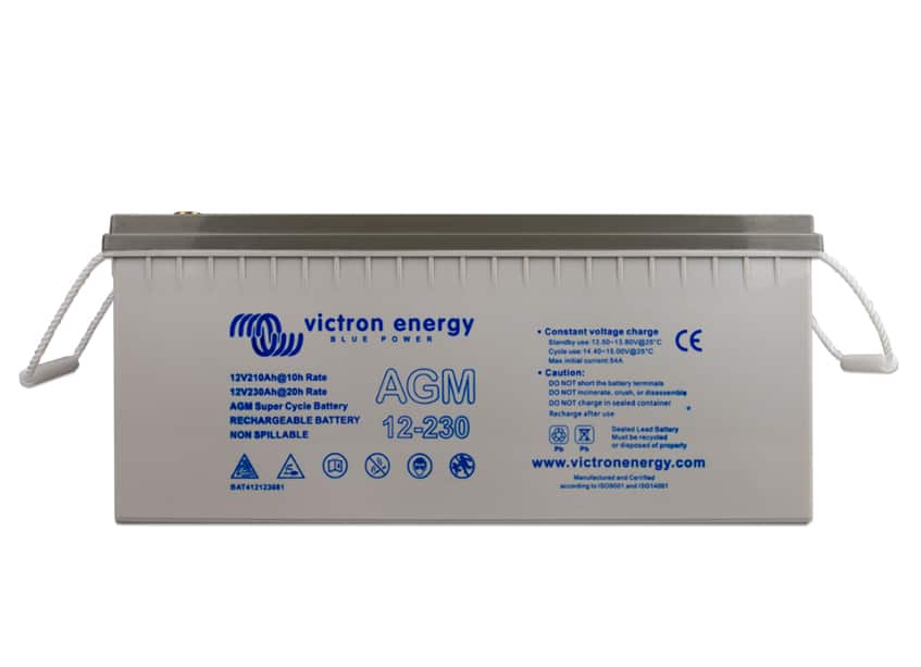 Energy 12V 15Ah AGM Super Cycle Batterie (Faston 6.3x0.8mm)