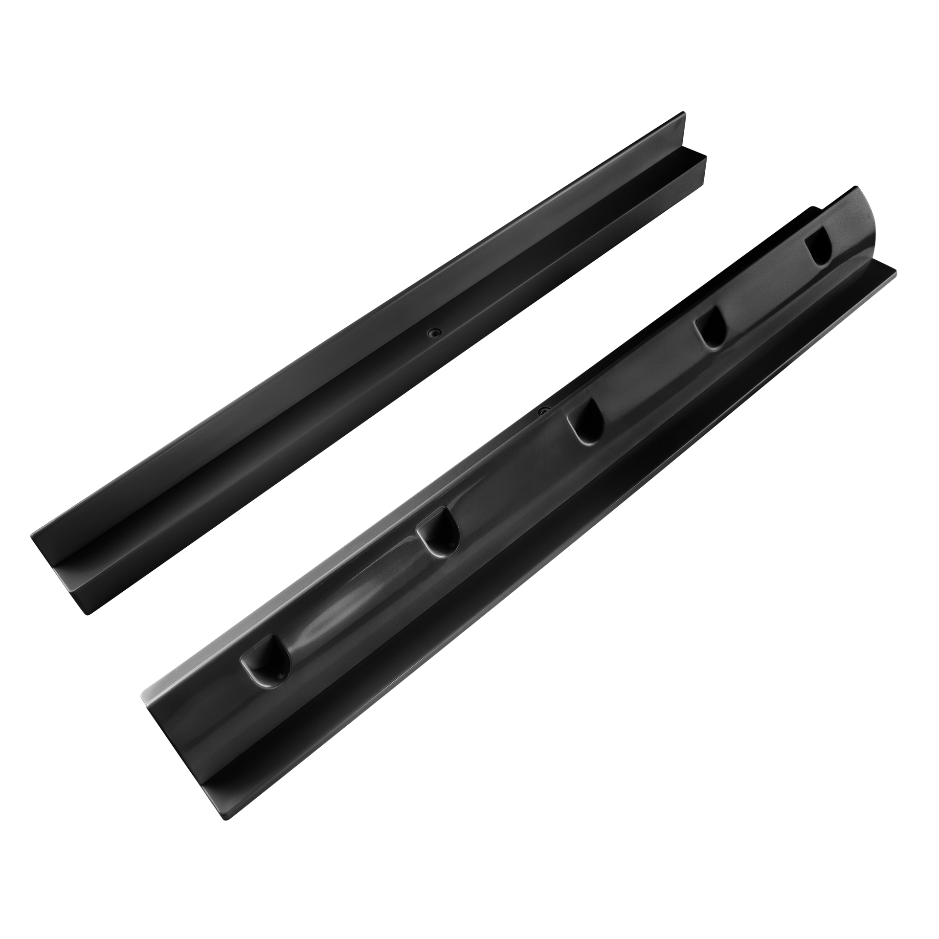 Haltespoiler Set 55cm Solarmodulhalterung ALU, schwarz