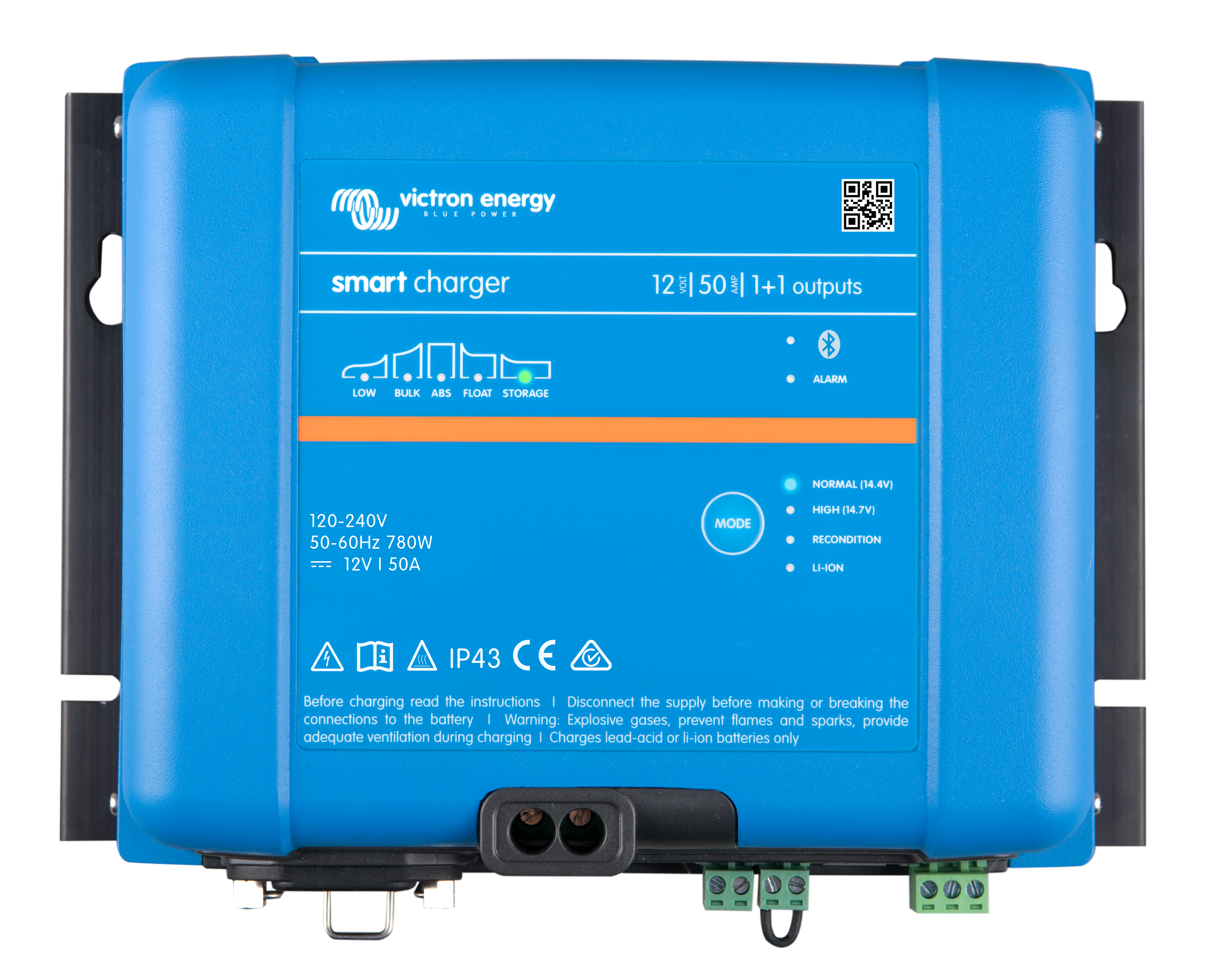 Phoenix Smart IP43 Charger 12/50 (1+1) 120-240V