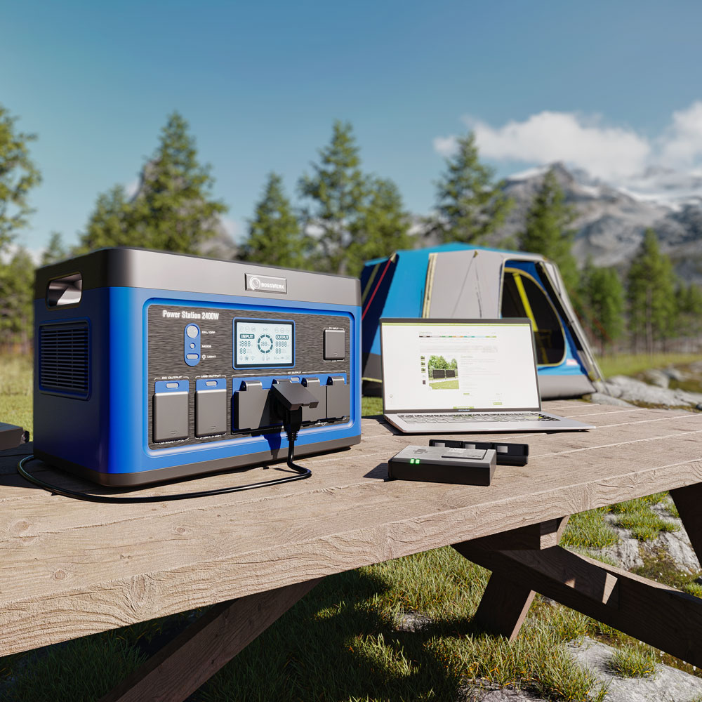 Powerstation - 2400 Watt blau