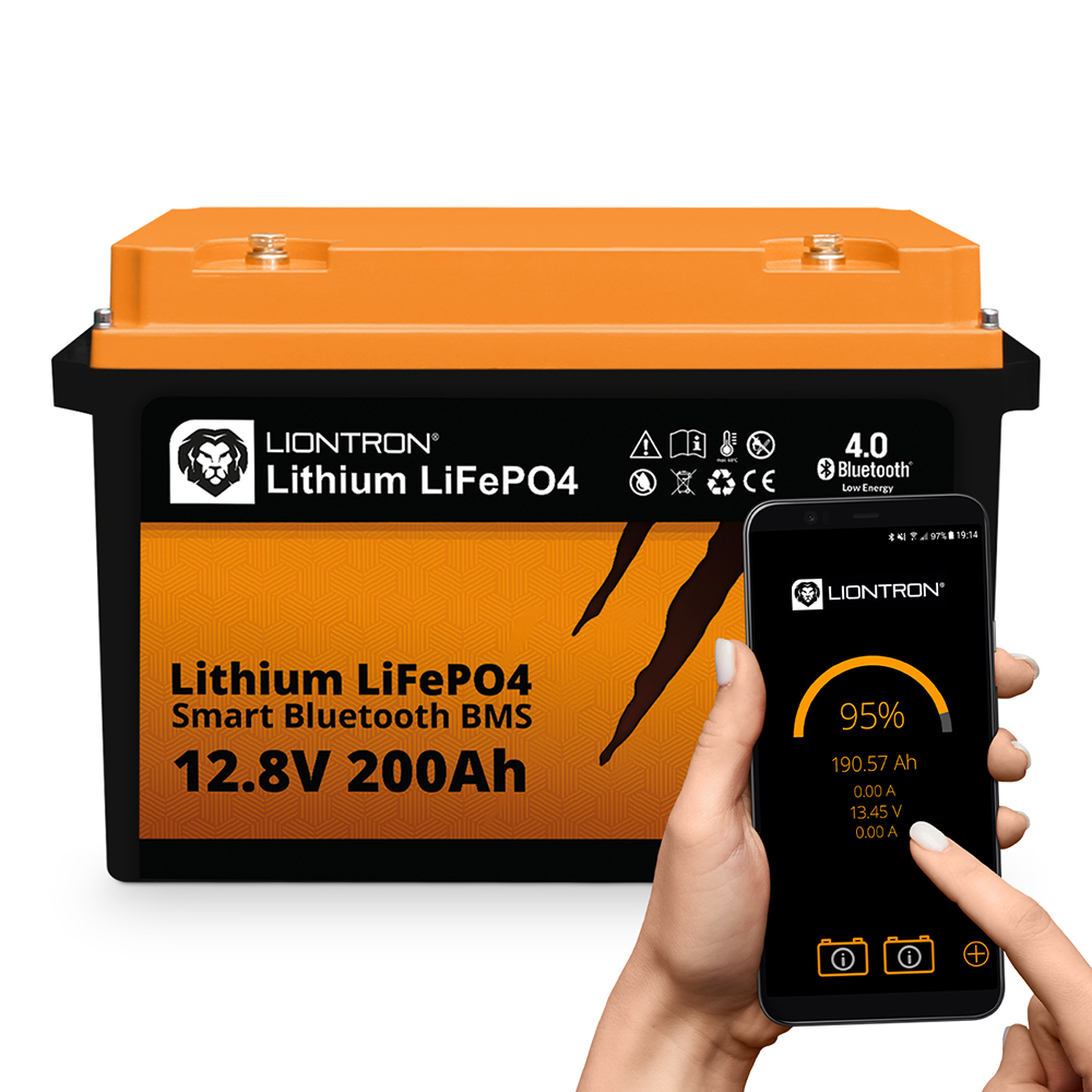 LiFePO4 12,8V 200Ah LX Smart BMS mit Bluetooth