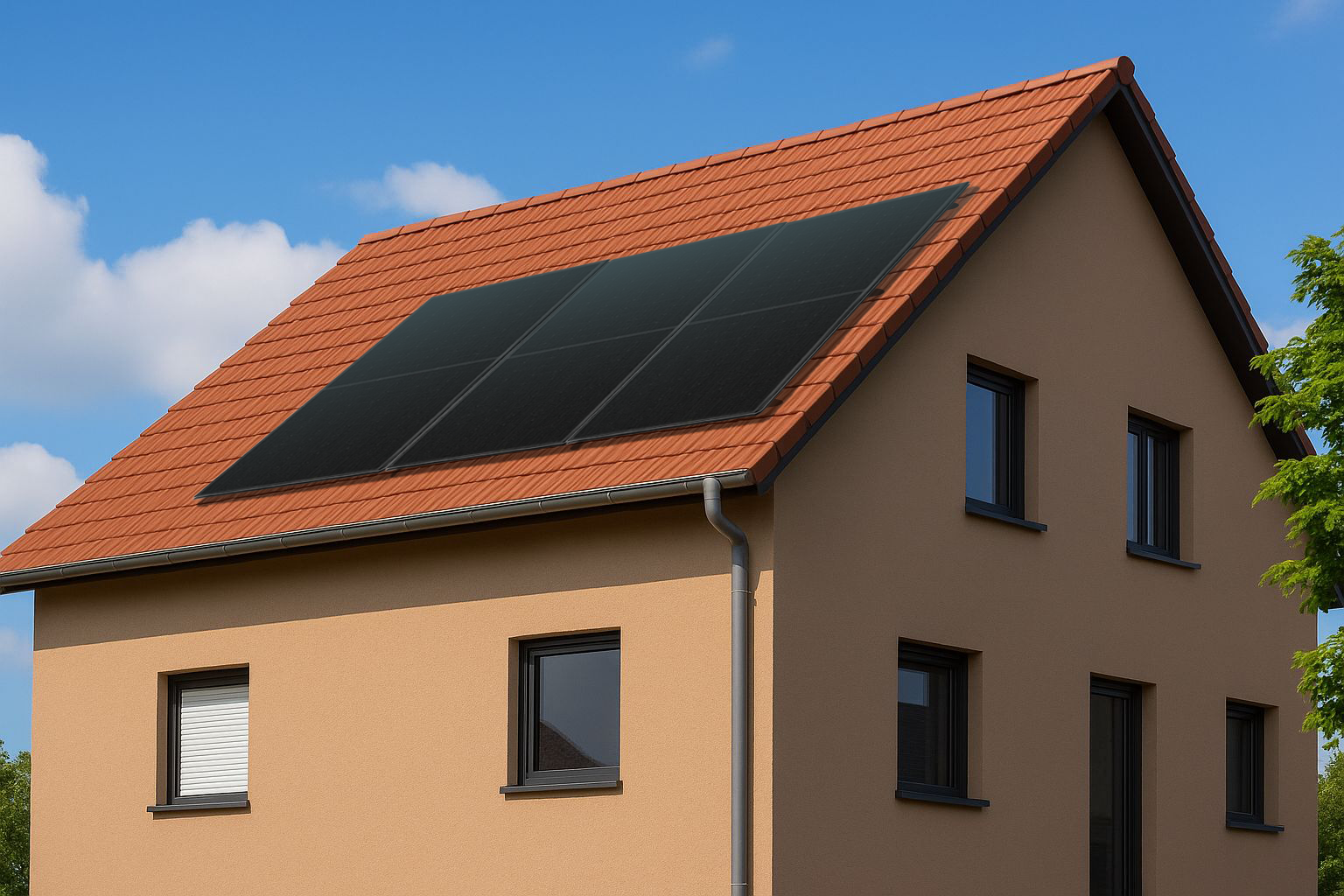 Balkonkraftwerk Premium Power 3 Module 1350 Wp -Schrägdach