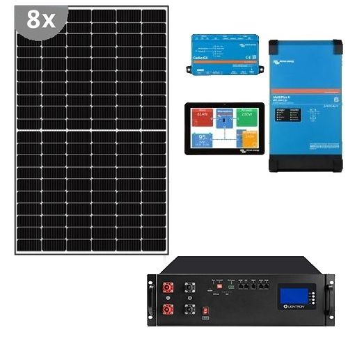 3280Wp 48V mit 5,12kWh Lithium LiFePO4 Speicher