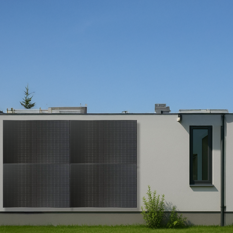 Balkonkraftwerk Preisbrecher 4 Module 1740 Wp - Fassade