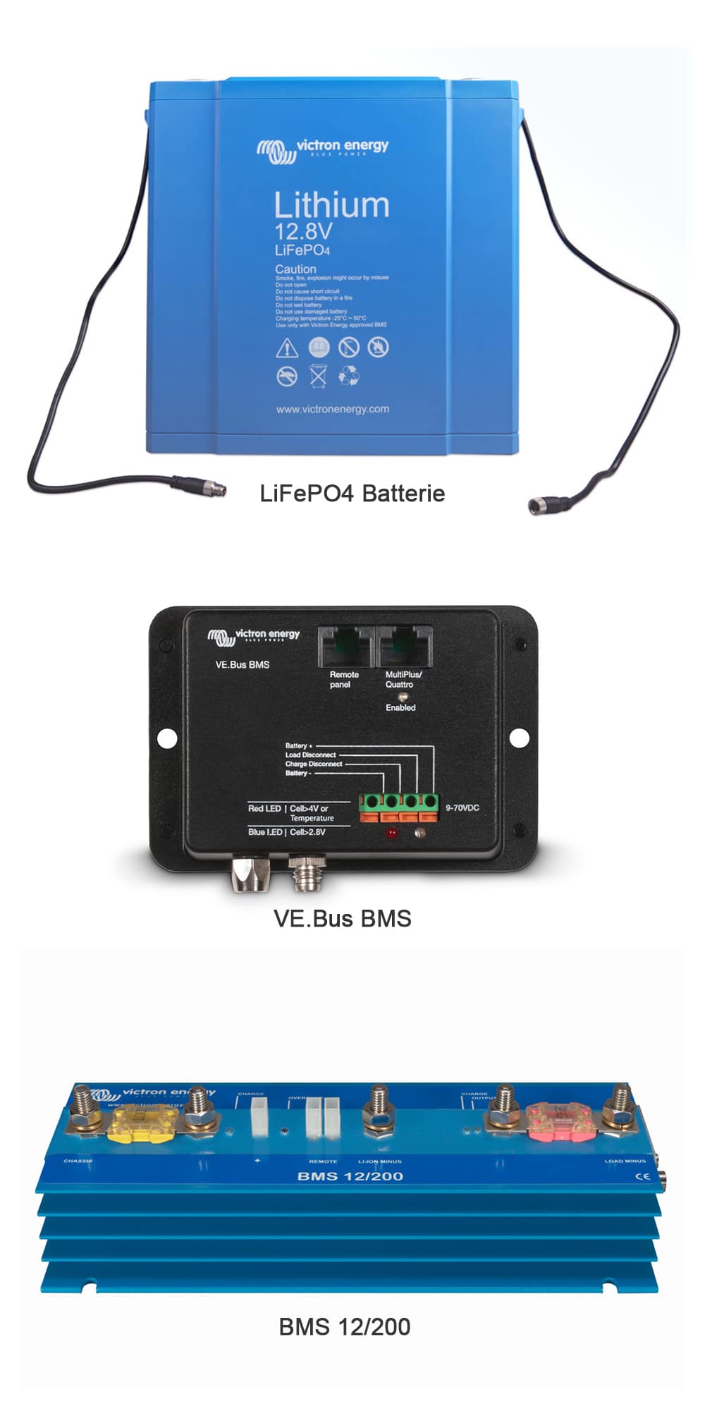 Energy LiFePO4 Batterie 12,8V/50Ah Smart