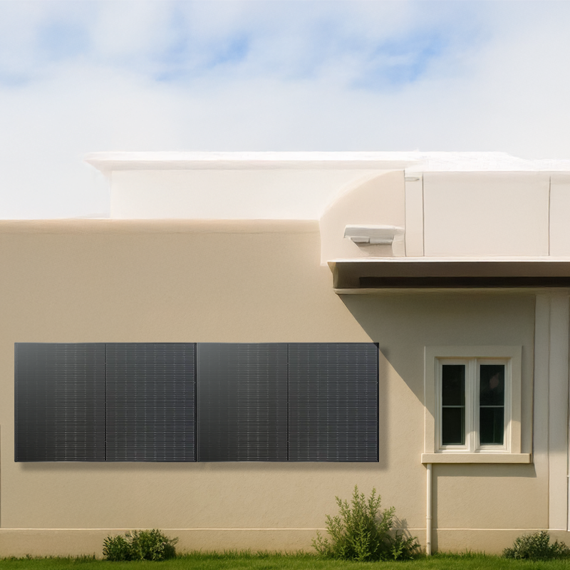 Balkonkraftwerk Budget Power 2 Module 870 Wp - Fassade