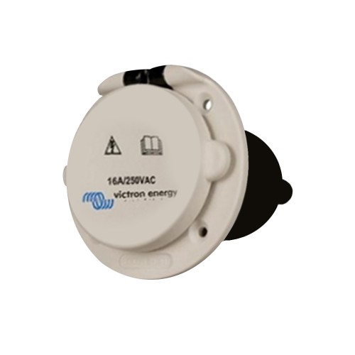 Ladeanschluss Steckdose Polyamid mit Deckel 16A 250V AC (2P/3W)