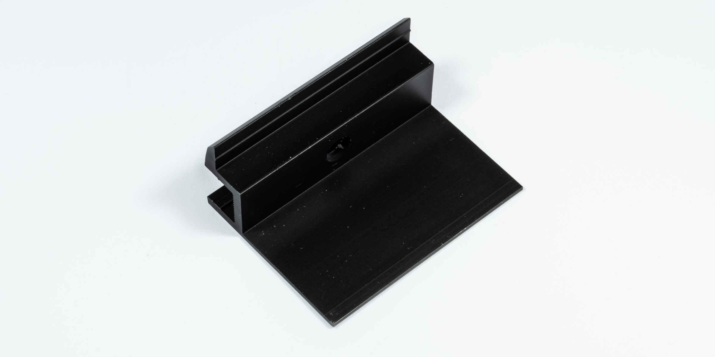Modulendklemme für Rahmenhöhe 30mm - schwarz eloxiert