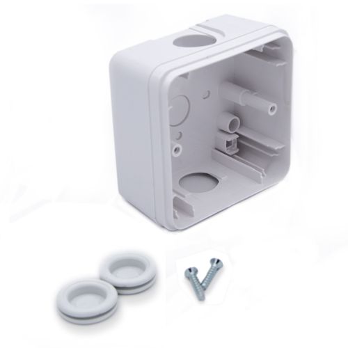 Anschlusskabel 20 Meter mit mit  90° Wieland-Stecker und Einspeisesteckdose Aufputz