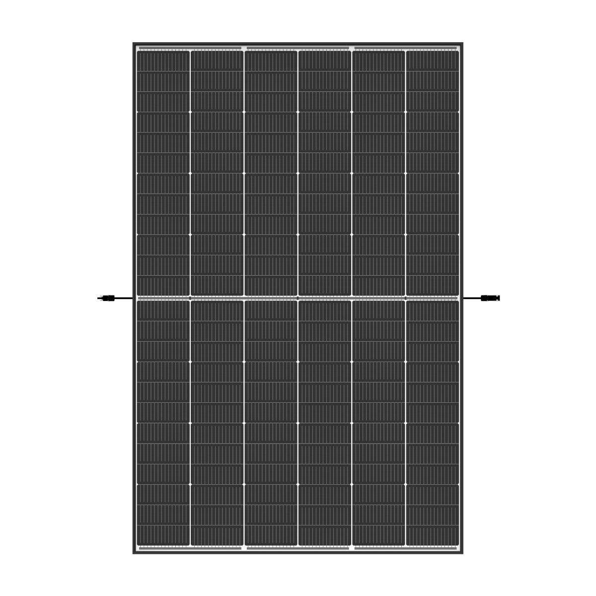  Vertex S+ 445Watt Monokristallines Solarmodul Doppelglas weiße Rückseite N-Typ i TOPCon