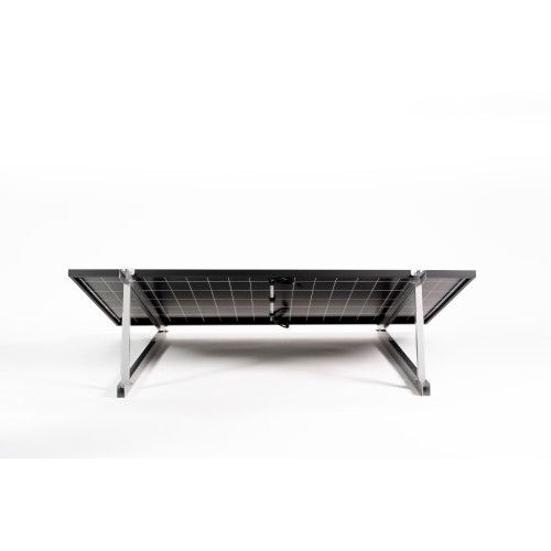 Montagehalterung silber 3in1 für Balkonkraftwerk, Flachdach und Wand aus eloxiertem Aluminium