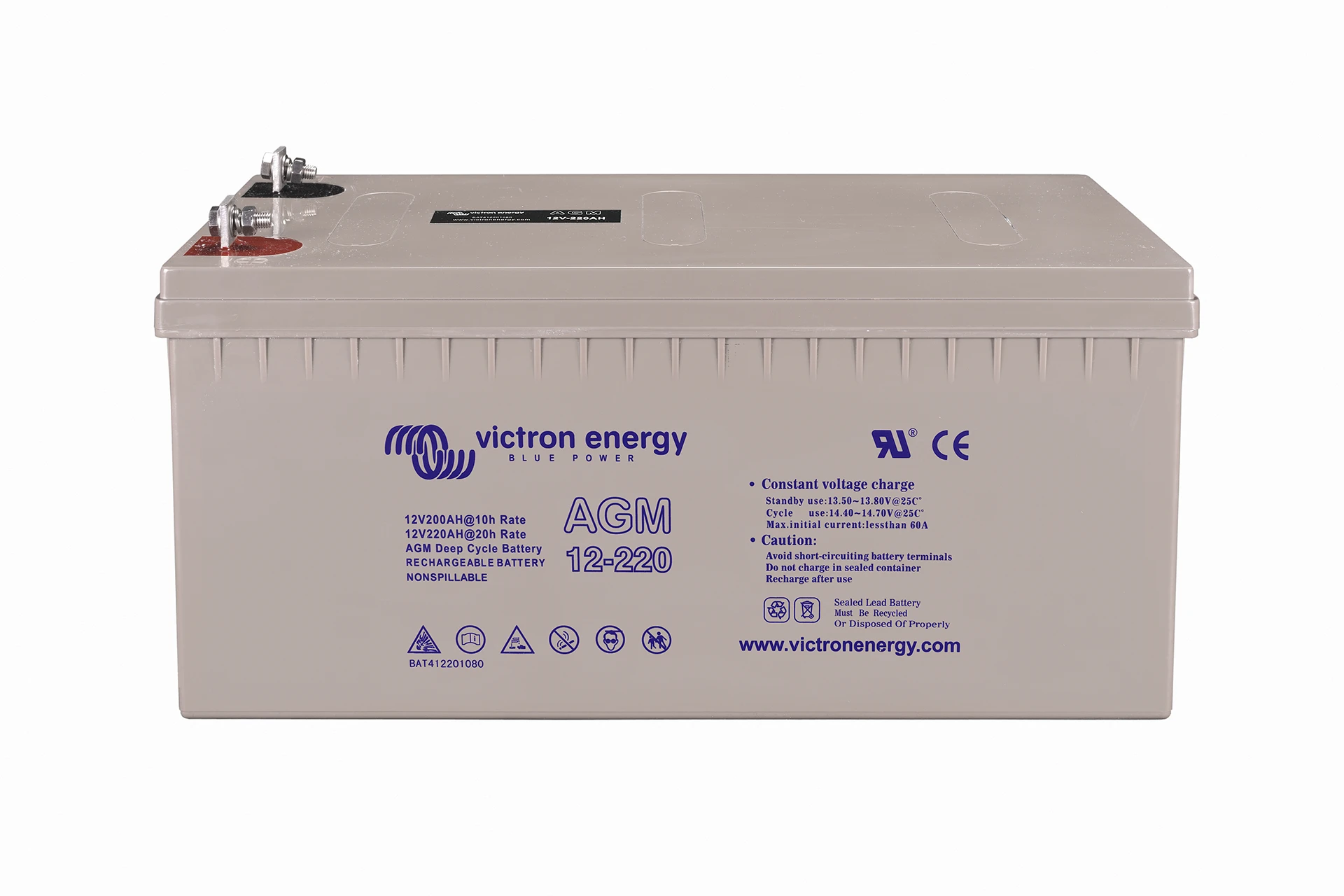 Energy 12V 220Ah Deep Cycle AGM Batterie