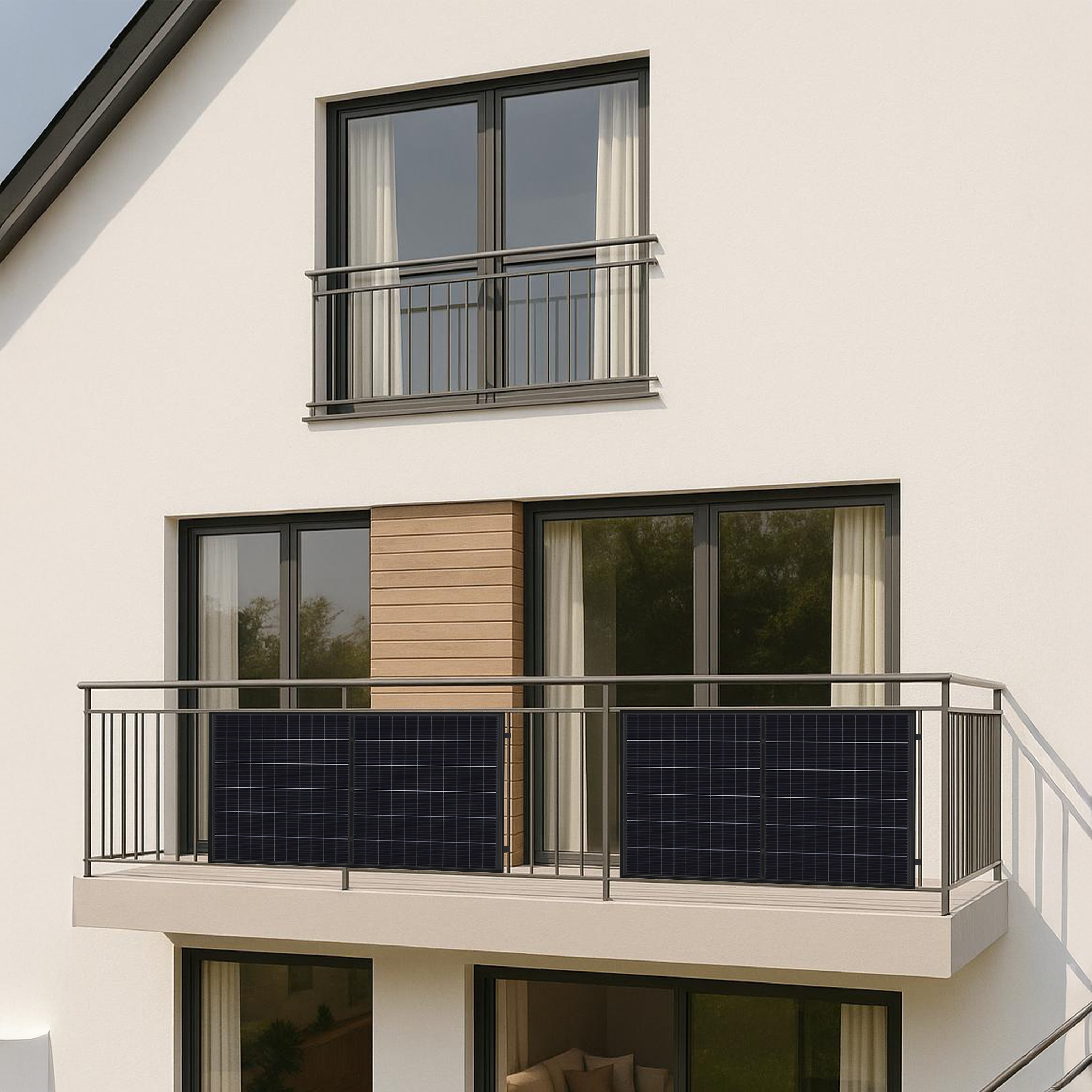 Balkonkraftwerk Premium Power 2 Module 900 Wp - Balkon