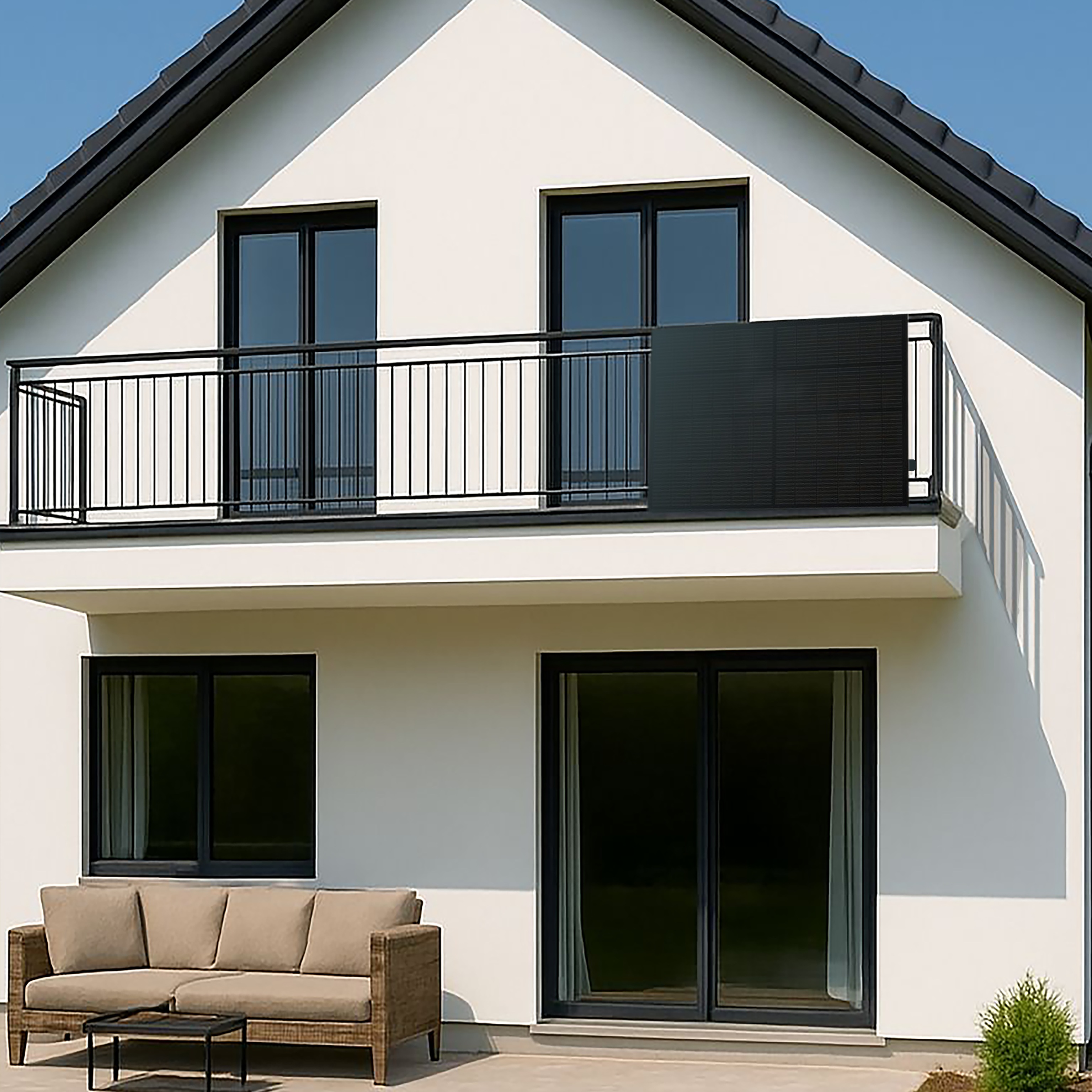 Balkonkraftwerk Budget Power 1 Modul 435 Wp - Balkon