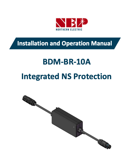 NA-Schutzgerät für Mikroinverter BW-NExxx Serie - Integrated NS Protection (B-Ware)
