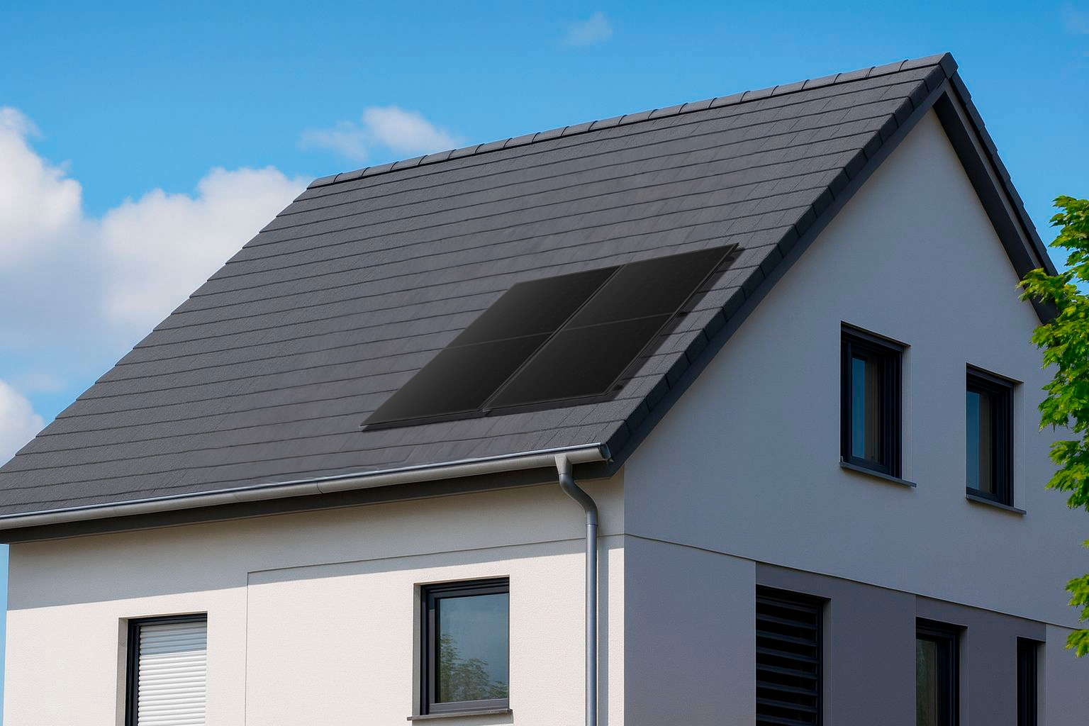 Balkonkraftwerk Budget 2 Module 910Wp - Schrägdach