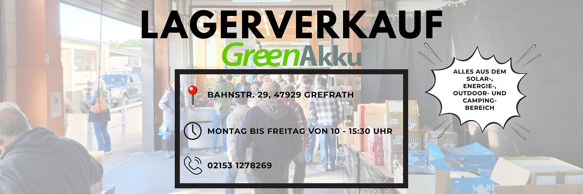 GreenAkku-Lagerverkauf