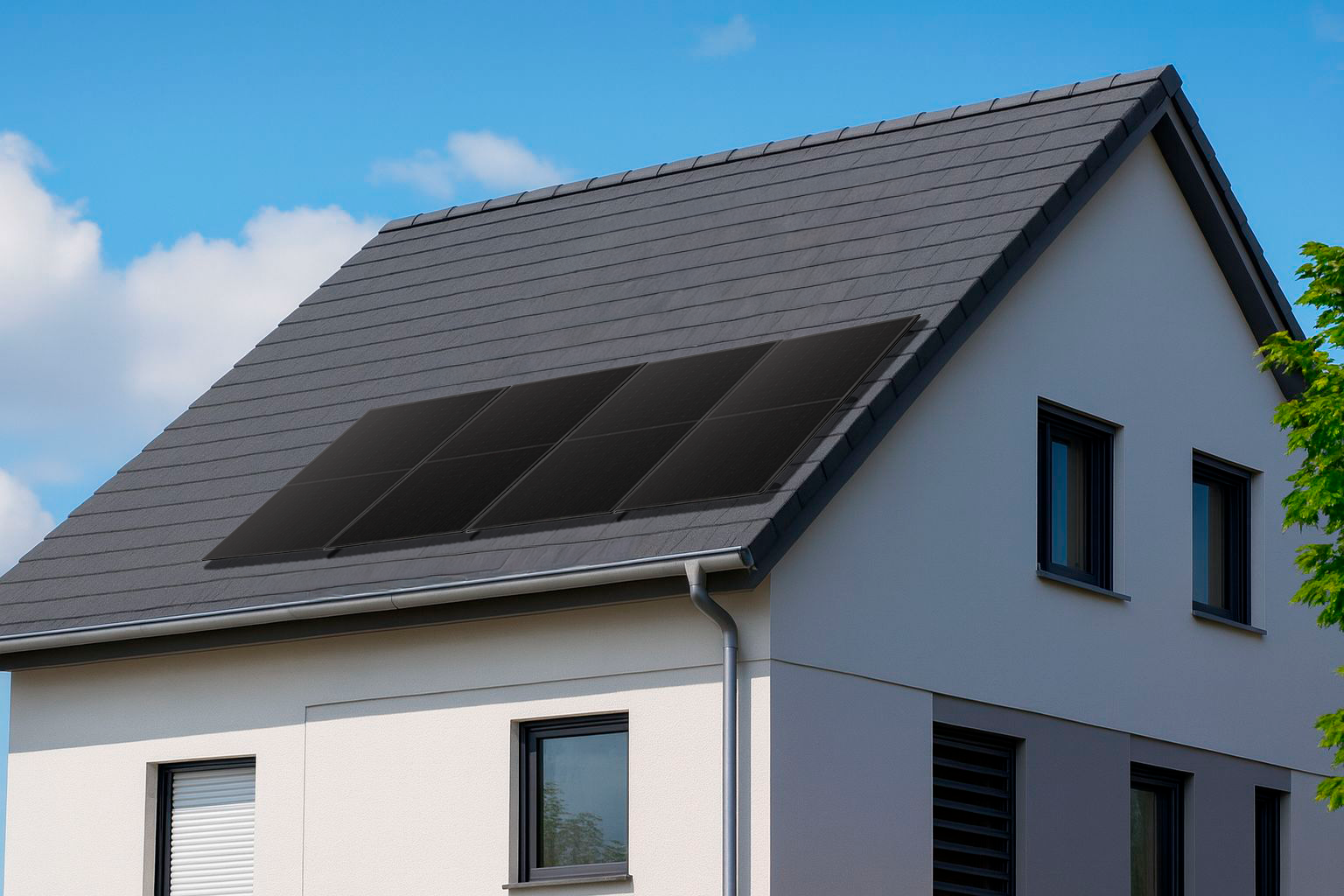 Balkonkraftwerk Budget 4 Module 1820Wp - Schrägdach