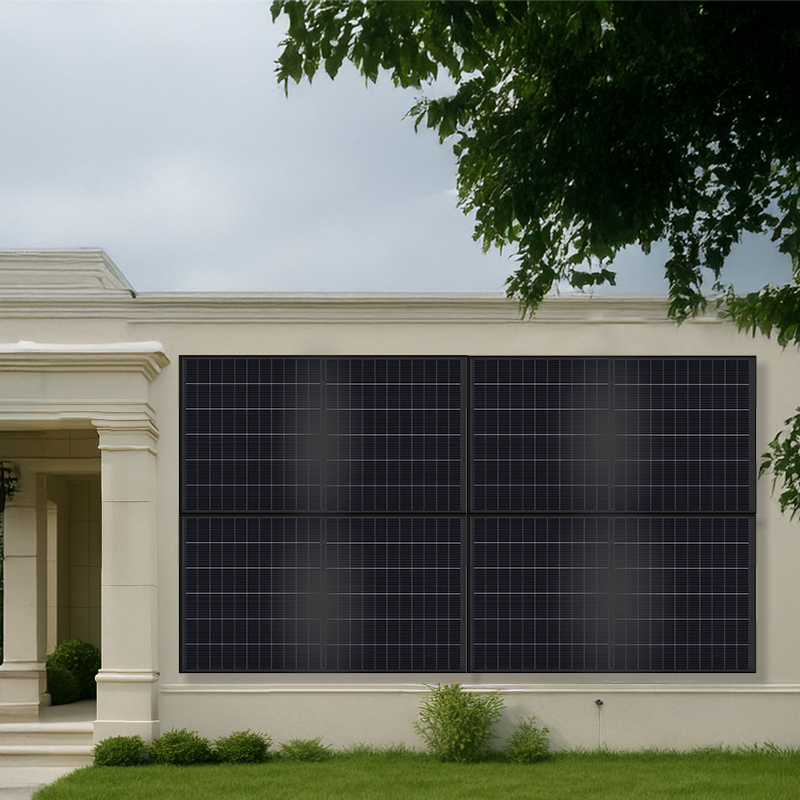 Balkonkraftwerk Premium 4 Module 2000Wp - Fassade + 2KWh Speicher