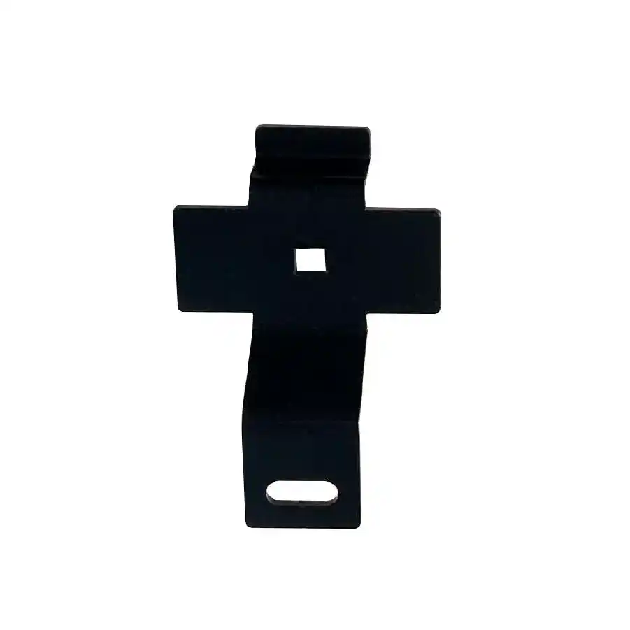 Wattstone ZaunPV Flat Komplettset für 3 PV-Module Stahl Schwarz pulverbeschichtet 