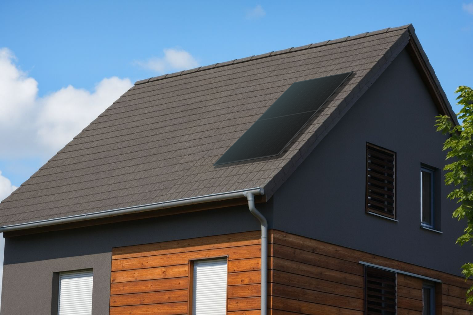 Balkonkraftwerk Budget Power 1 Modul 435 Wp - Schrägdach