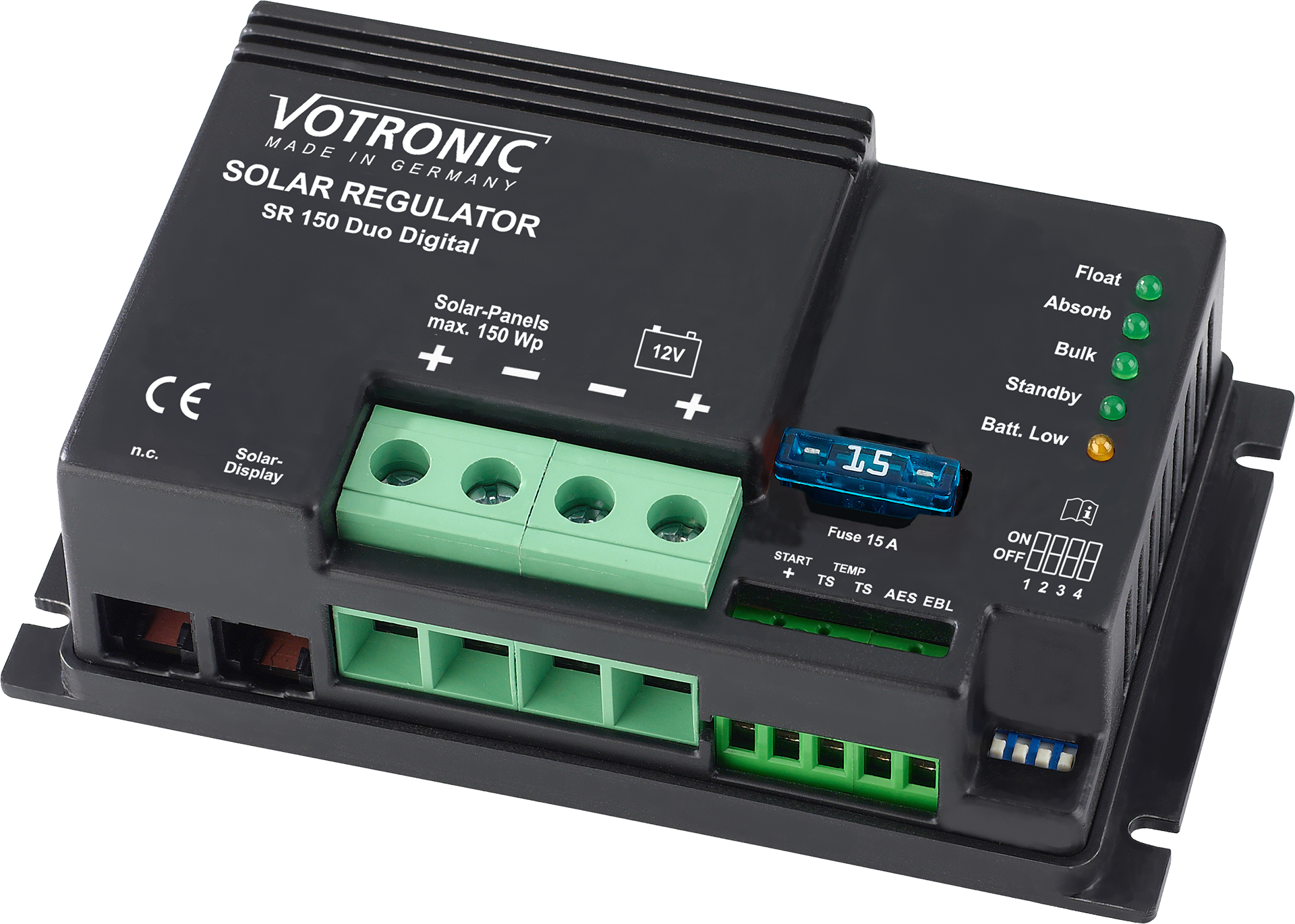 VOTRONIC Solar-Laderegler SR 150 Duo Digital