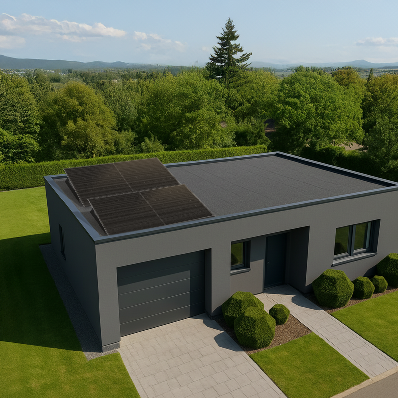 Balkonkraftwerk Budget Power 2 Module 870 Wp - Flachdach