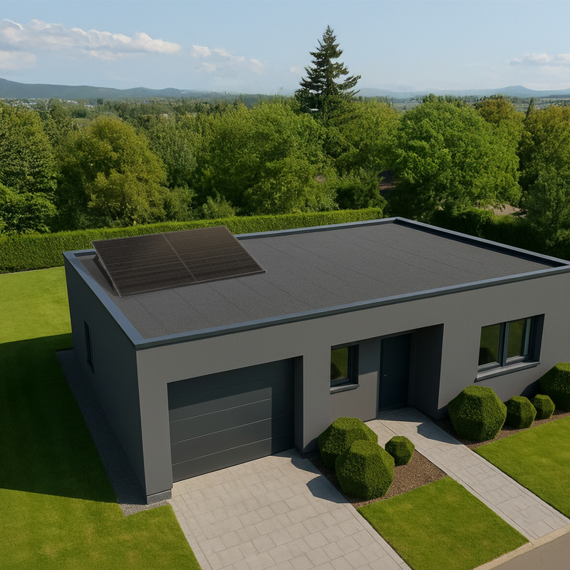 Balkonkraftwerk Budget Power 1 Modul 435 Wp - Flachdach