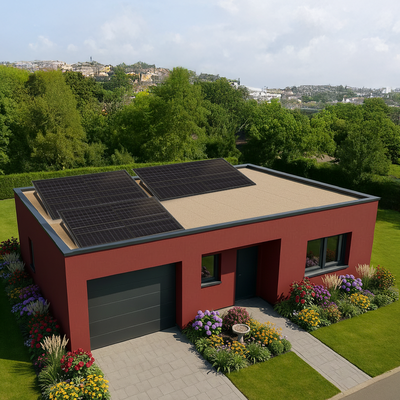 Balkonkraftwerk Premium Power 3 Module 1350 Wp -Flachdach