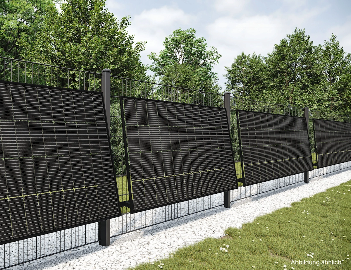 Balkonkraftwerk Price Breaker  4 Module 1740 Wp - Zaun