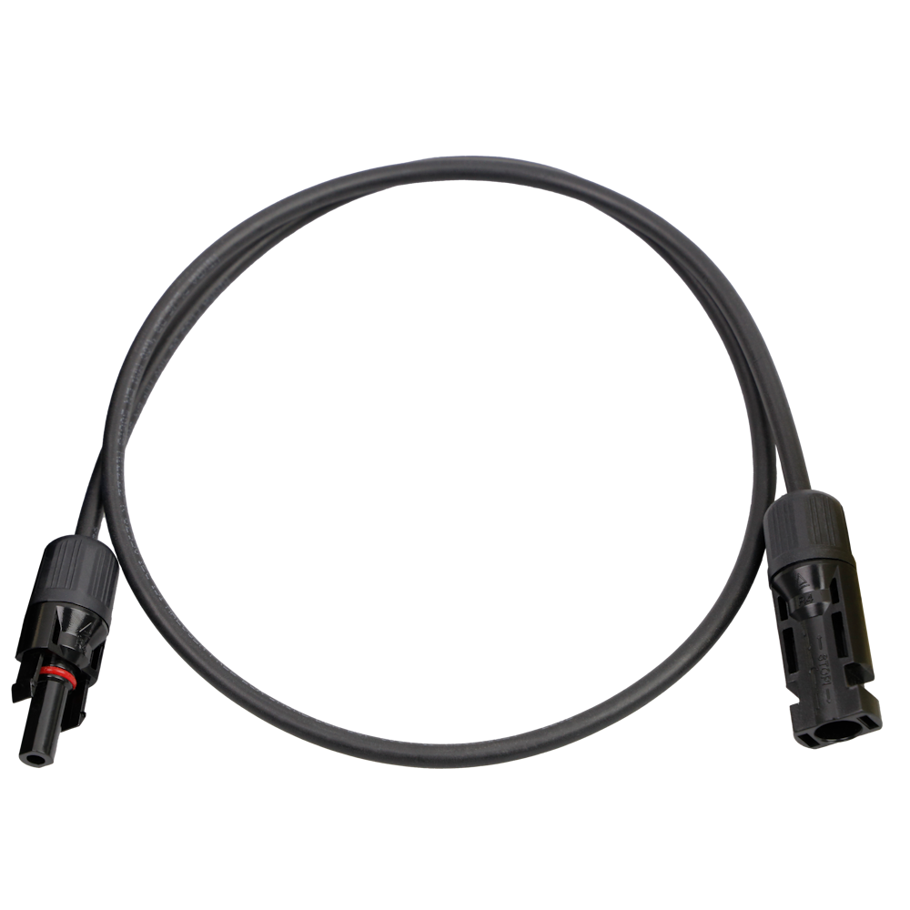 Solarkabelverlängerung 4mm² schwarz (0,8m)