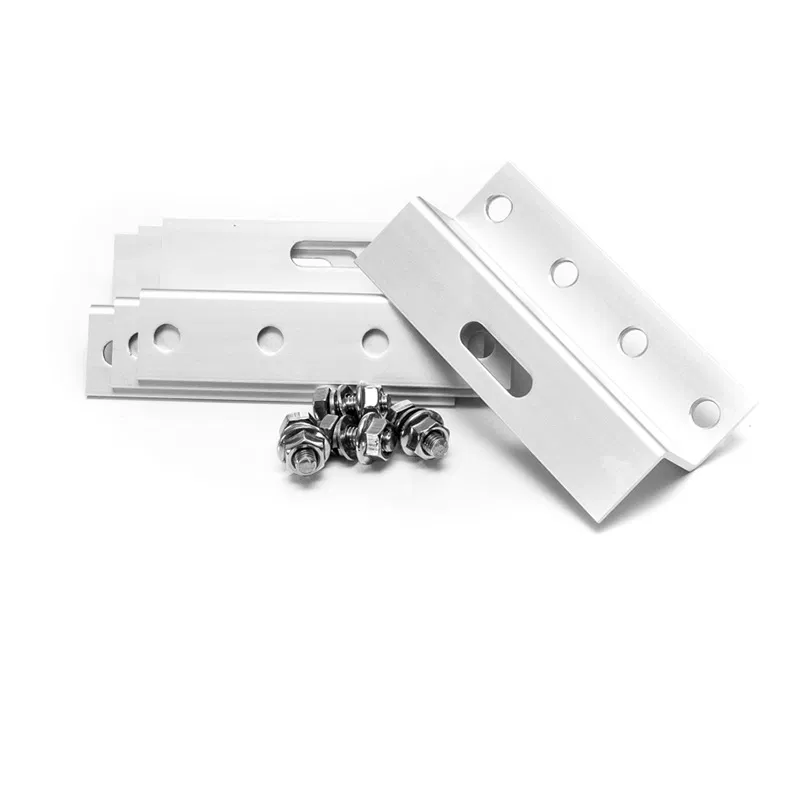 WATTSTUNDE Aluminium Z-Winkel 100mm inkl. Schrauben (4 Stk.)