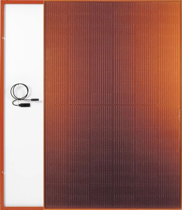 Silk Nova 380Watt Monokristalliene Modul Orange gefärbtes Glas und Rahmen