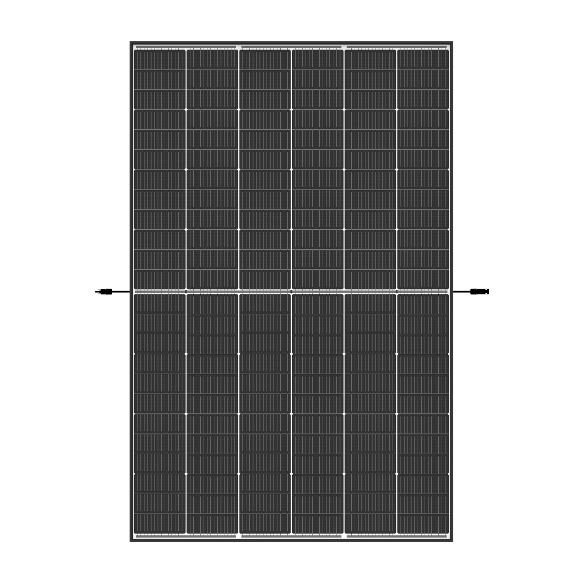  Vertex S+ 445Watt Monokristallines Solarmodul Doppelglas weiße Rückseite N-Typ i TOPCon BF