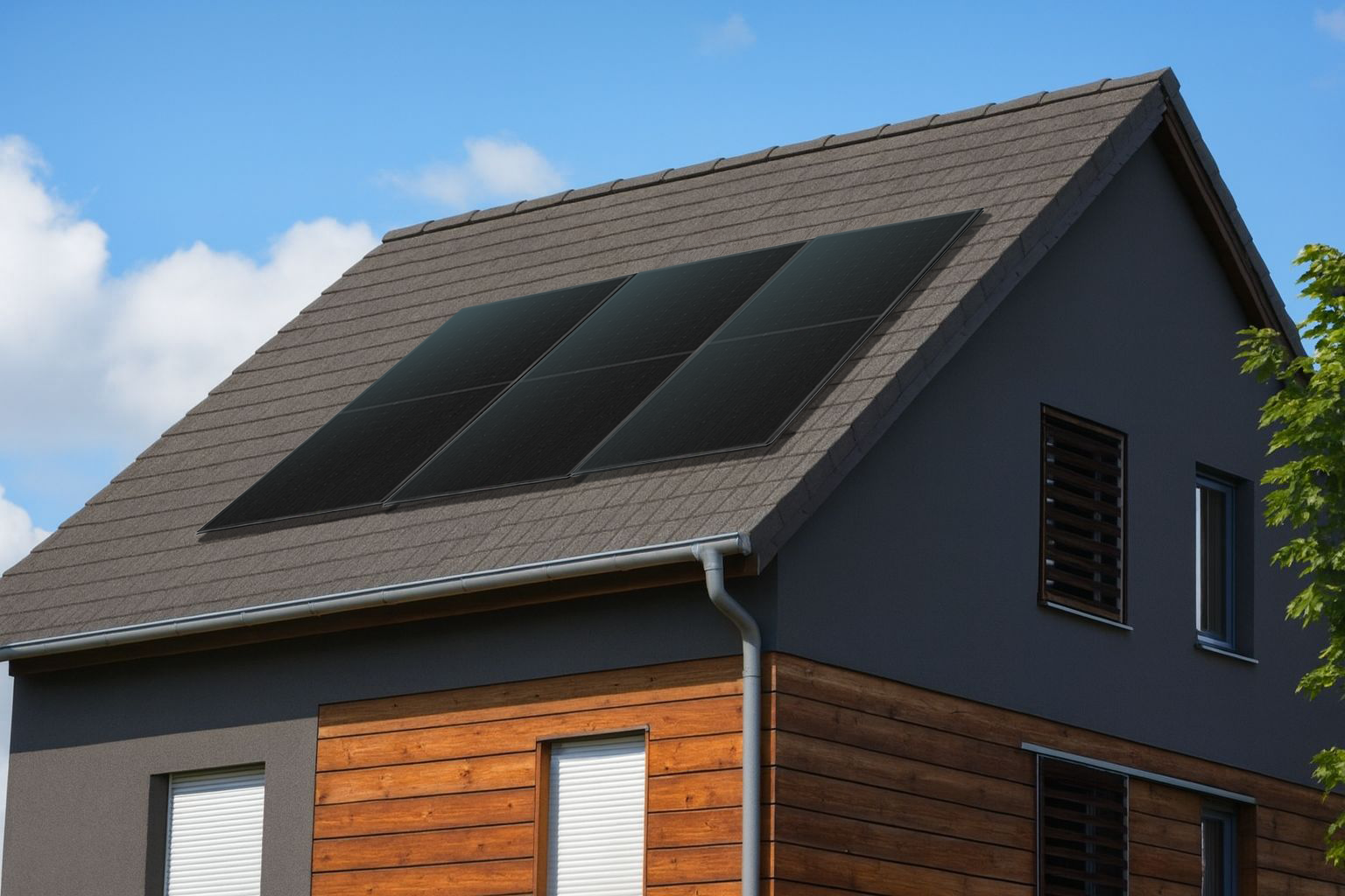 Balkonkraftwerk Budget Power 3 Module 1305 Wp - Schrägdach