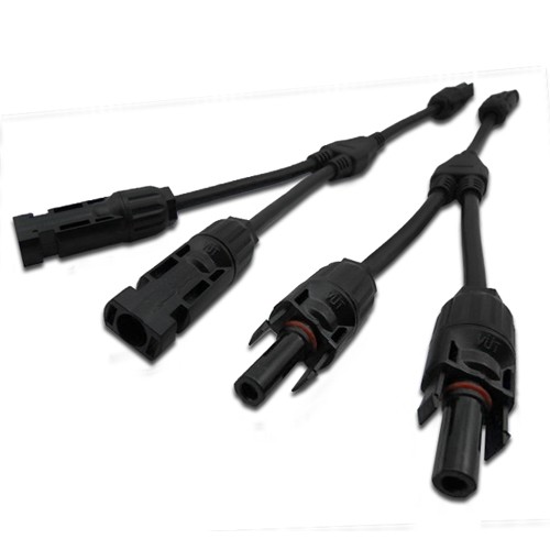 Paar MC4-Y-Stecker
